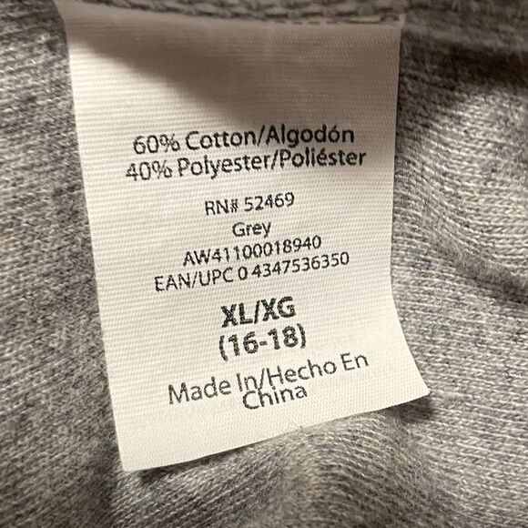 Athletic Works Hooded Long Sleeve Ribbed Womens Top Size XL (16-18) - Picture 4 of 4